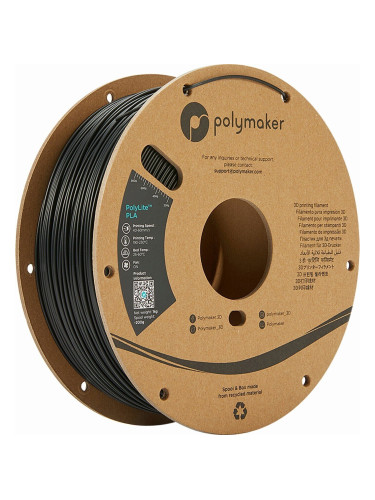 Polymaker PolyLite PLA Филамент 1,75 mm 1 kg Black