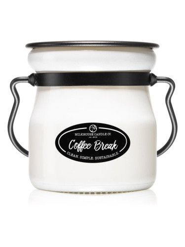 Milkhouse Candle Co. Creamery Coffee Break ароматна свещ Cream Jar 142 гр.