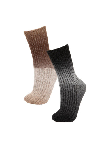 DEFACTO Women's 2-Piece Winter Socks