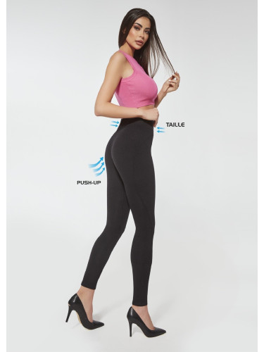 Bas Bleu MAYA elegant women's leggings with Push-Up & Taille effect