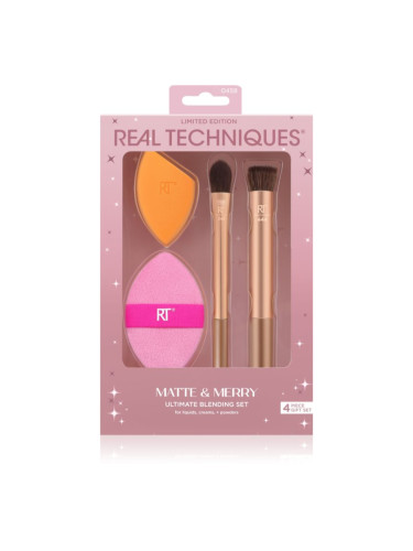 Real Techniques Matte&Merry Ultimated Blending Set комплект четки