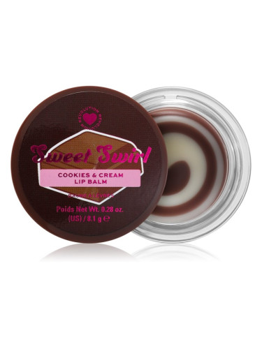 I Heart Revolution Sweet Swirl Lip Mask хидратиращ балсам за устни цвят Cookies and Cream 8.1 гр.