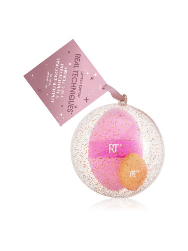 Real Techniques Miracle 2-in-1 Powder Puff Ornament гъба за фон дьо тен 2 бр.