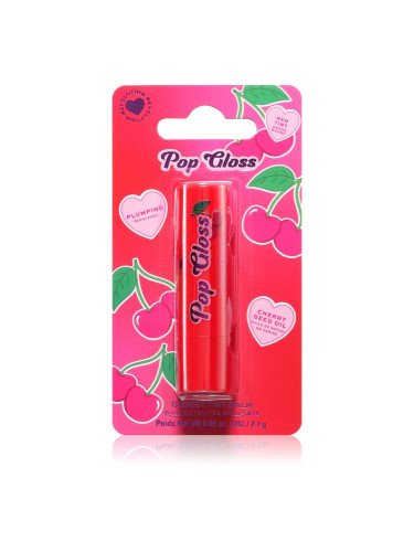 I Heart Revolution Pop Gloss тониращ балсам за устни цвят Cherry Red 2.7 гр.