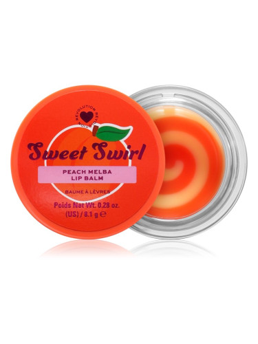 I Heart Revolution Sweet Swirl Lip Mask хидратиращ балсам за устни цвят Peach Melba 8.1 гр.