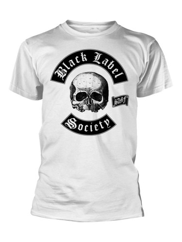 Black Label Society Риза Skull Logo White L