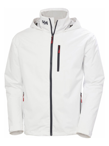 Helly Hansen Яке Men's Crew Hooded Midlayer Sailing Jacket 2.0 White XL