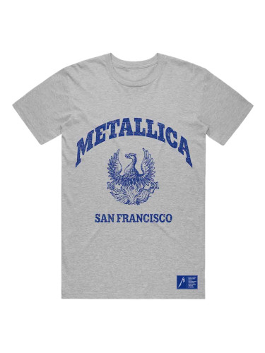 Metallica Риза College Crest Unisex Grey M