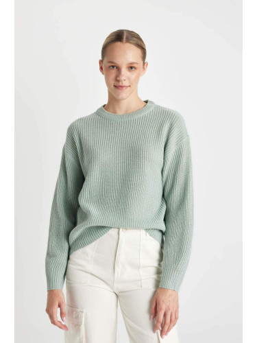 DEFACTO Regular Fit Crew Neck Knitwear Sweater