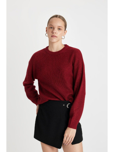 DEFACTO Regular Fit Crew Neck Knitwear Sweater