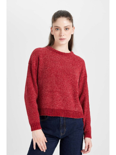 DEFACTO Regular Fit Crew Neck Knitwear Sweater