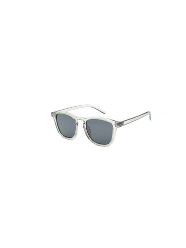 Sunglasses WAYE - 6 Transparent Light Grey w Polarized Smoke lens Cat. 3