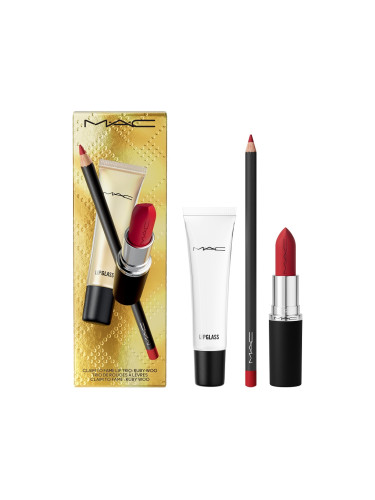 КОМПЛЕКТ MAC Claim To Fame Lip Trio Фон дьо тен флуид дамски 30ml