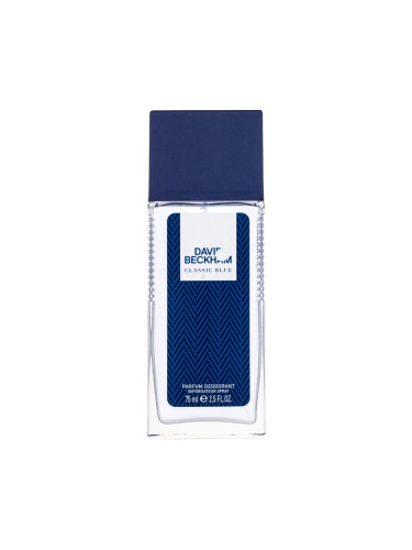 David Beckham Classic Blue Дезодорант за мъже 75 ml увреден флакон