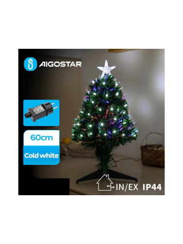 Aigostar - LED Екстериорна Коледна декорация LED/3,6W/230V 60 см IP44 студено бял