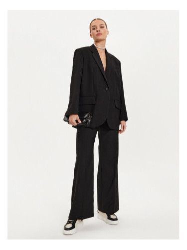 Weekend Max Mara Сако Bravo 2425046071 Черен Oversize