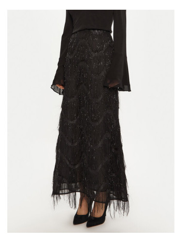 Bruuns Bazaar Макси пола Ajwa BBW4196 Черен Regular Fit