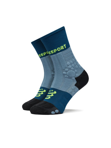 Compressport Дълги чорапи Pro Racing Socks Winter Trail SCRU2045 Син