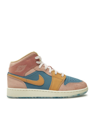 Nike Сникърси Air Jordan 1 Mid Ss (GS) FN7452 400 Розов