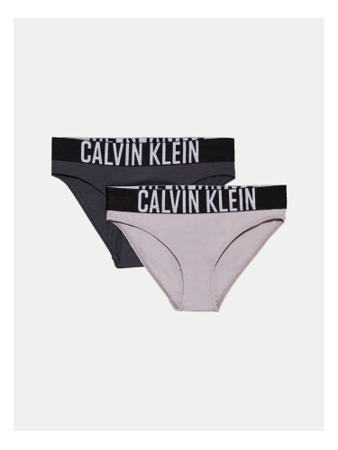 Calvin Klein Underwear Комплект 2 чифта бикини G80G800701 Сив