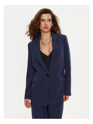 Bruuns Bazaar Сако Cindy BBW2548 Тъмносин Loose Fit