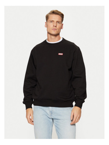 Hunter Суитшърт Victor HARM0040242 Черен Regular Fit