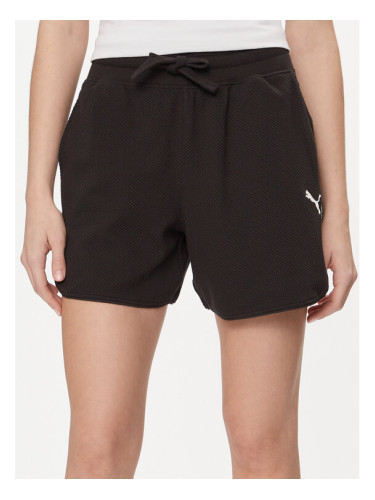 Puma Спортни шорти HER 678701 Черен Regular Fit
