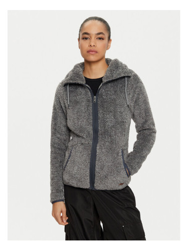 Protest Полар Riri 3693300 Сив Regular Fit