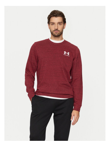 Under Armour Суитшърт Ua Rival Terry 1370404 Бордо Relaxed Fit