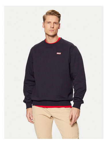 Hunter Суитшърт Victor HARM0040242 Тъмносин Regular Fit