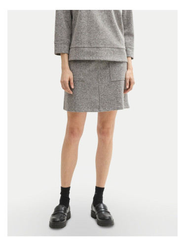 Tom Tailor Мини пола 1043892 Сив Regular Fit