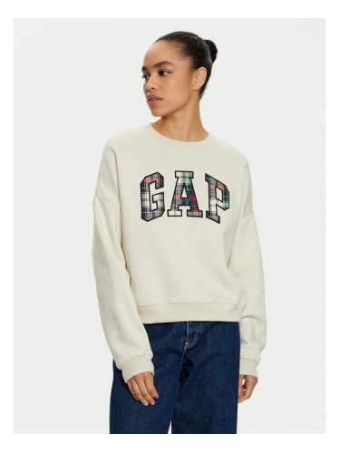 Gap Суитшърт 645565-01 Бежов Regular Fit