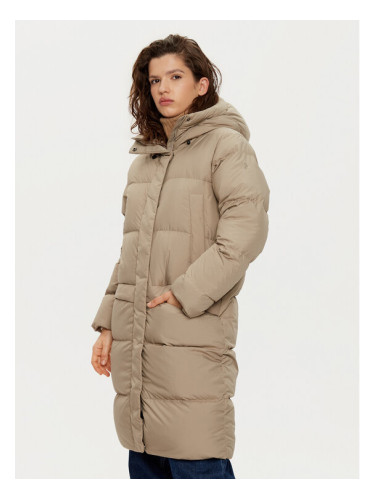 Peak Performance Зимно палто G79931040 Бежов Regular Fit
