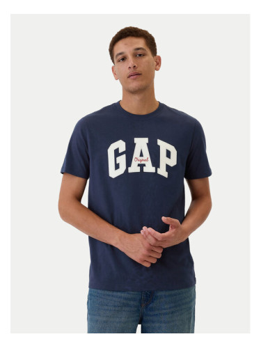 Gap Тишърт 542246-02 Тъмносин Regular Fit