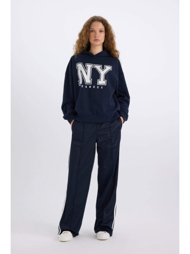 DEFACTO DFC - Wide Leg Elastic Waist Long Length Sweatpants with Pockets