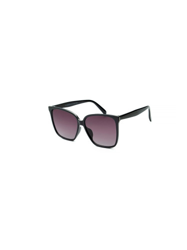 WAYE sunglasses - 4 Shiny Black w Gradient Smoke lens Cat. 2