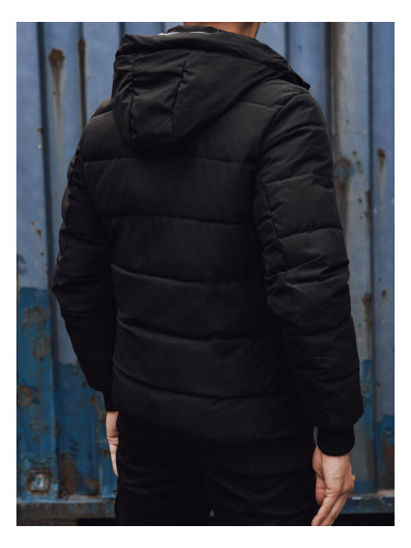 Black quilted men's jacket Dstreet