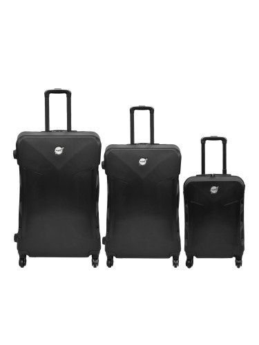 Semiline Unisex's 3-in-1 ABS Suitcases Set T5798-0