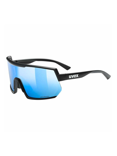 Uvex Sportstyle 235 P Black Mat/ Mir.Blue sports glasses