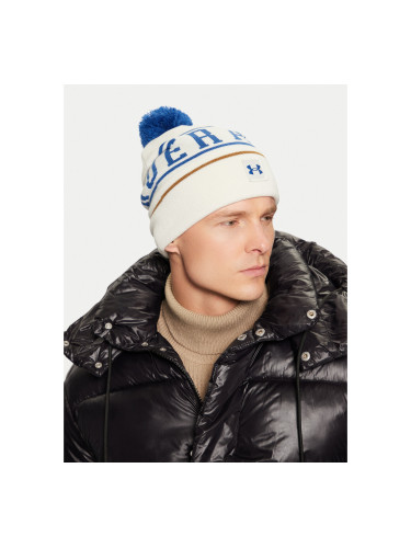 Шапка Under Armour M Halftime Pom Beanie 1386634-110 Бял