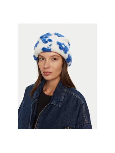 Шапка Kangol Floral Fleece Beanie K5421 Бял