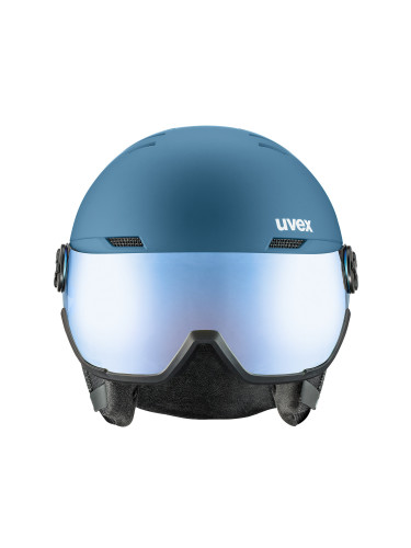 Скиорска каска Uvex Wanted Visor 56/6/262/00/05 Син