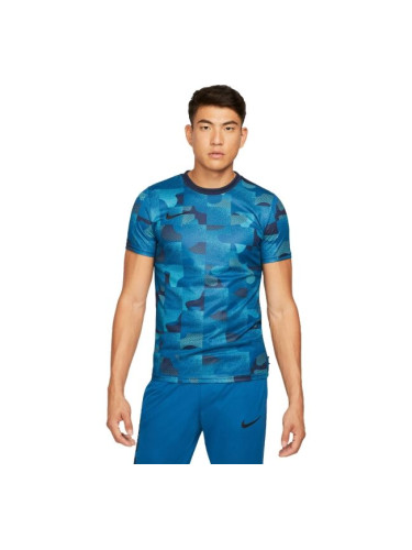 Nike NK DF FC LIBERO TOP SS GX Мъжка тениска за бягане, синьо, размер