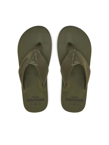 Джапанки Tommy Hilfiger Hilfiger 85 Beach Sandal FM0FM05339 Зелен