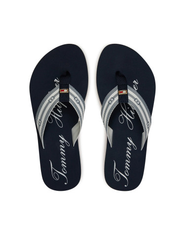 Джапанки Tommy Hilfiger Im Th Signature Beach Sandal FW0FW08369 Тъмносин