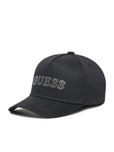 Шапка с козирка Guess J5RZ40 WO08O Черен