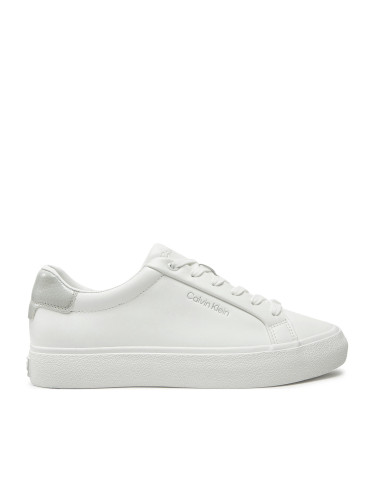 Сникърси Calvin Klein Vulc Lace Up Texture Fox - Lth HW0HW02439 Бял