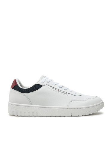 Сникърси Tommy Hilfiger Th Basket Core Lite Lth FM0FM05369 Бял