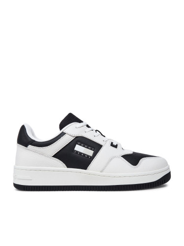 Сникърси Tommy Jeans Tjm Retro Basket Cupsole Tumble EM0EM01513 Бял