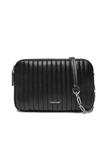 Дамска чанта Calvin Klein Mini Line Quilt Camera Bag K60K613078 Черен